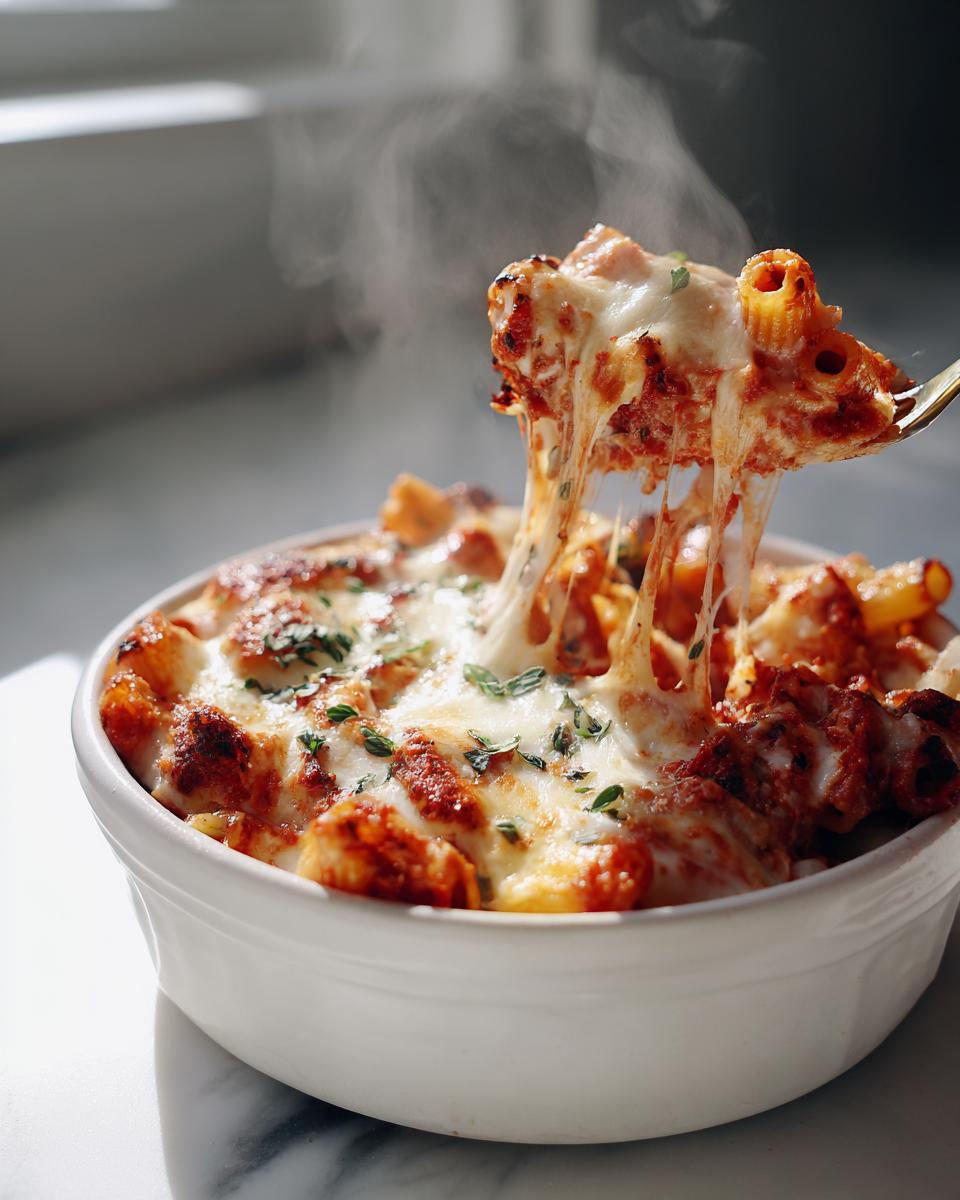 Slow Cooker Baked Ziti - detail 3