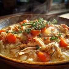 Slow Cooker Garlic Parmesan Chicken Stew: Easy 6-Hour Comfort Feast