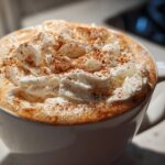 Spooky Cinnamon Apple Cider Latte