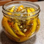Sweet‑Tangy Pickled Banana Peppers with Garlic & Herbs