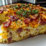 Turkey Bacon & Cheese Frittata
