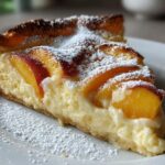 Tuscan Ricotta Tart with Peaches