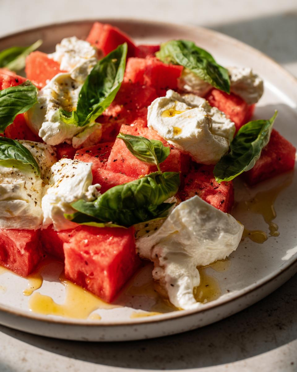 Watermelon & Hot Honey Burrata Salad - detail 3