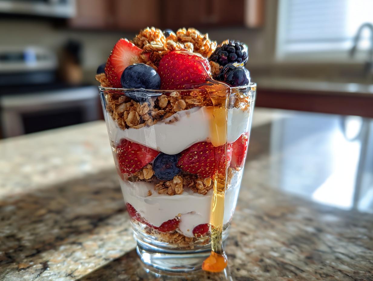 “5-Minute Yogurt & Granola Parfait That’ll Change Mornings!”