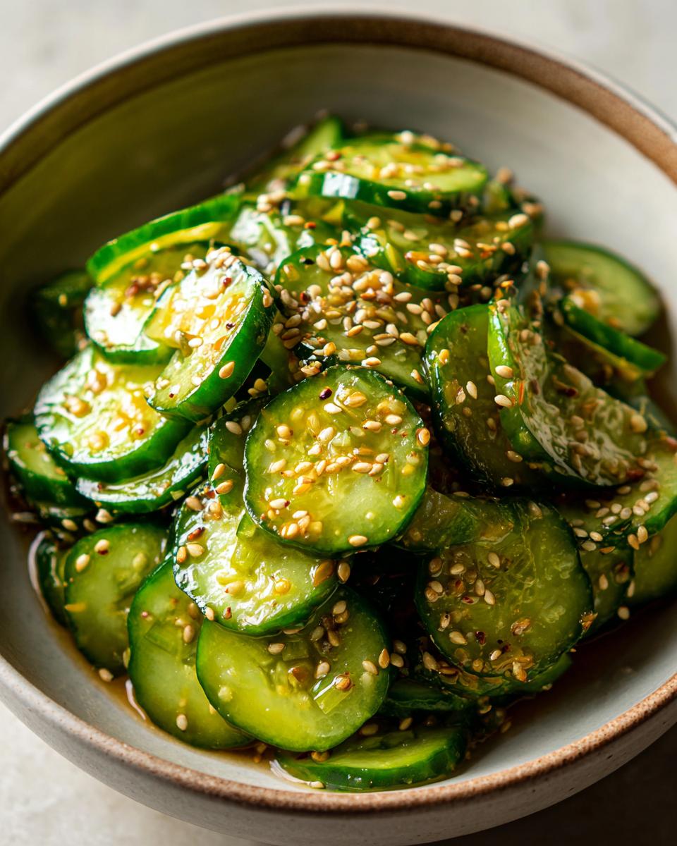 asian cucumber salad - detail 3