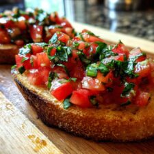 Classic Italian Bruschetta
