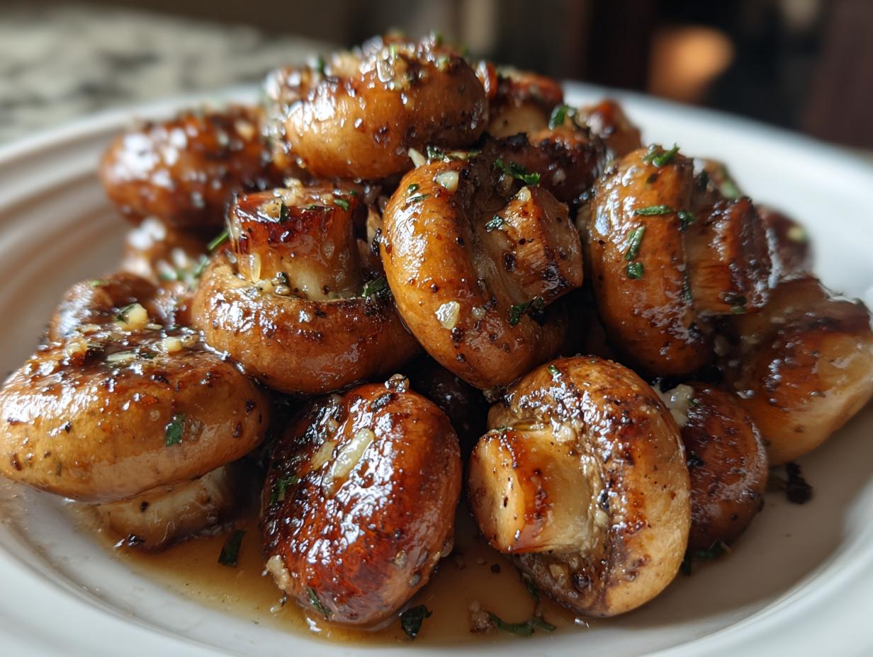 Honey Garlic Roasted Mushrooms: Irresistible 25-Minute Side Dish