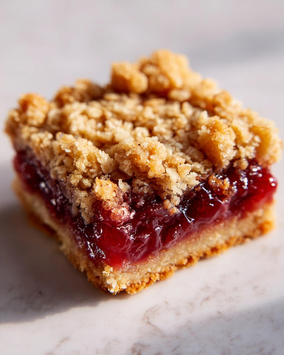 Cherry Crumble Bars - detail 2