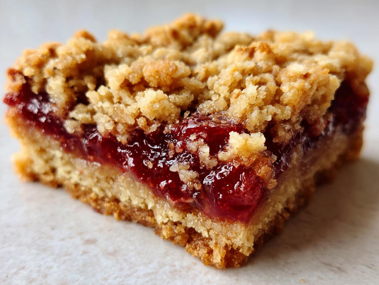 6-Ingredient Cherry Crumble Bars You’ll Devour