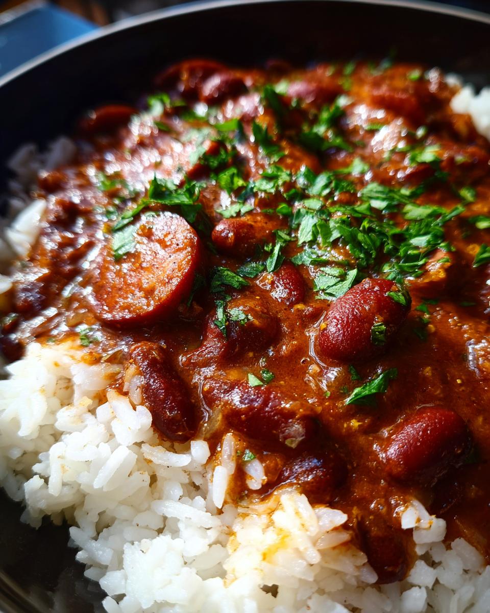 Classic Louisiana Red Beans and Rice - detail 2