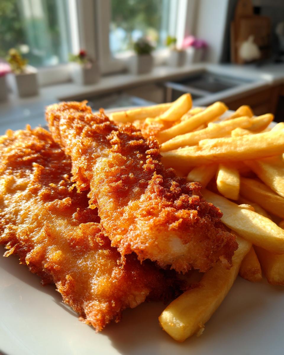 Crispy Fish and Chips - detail 2