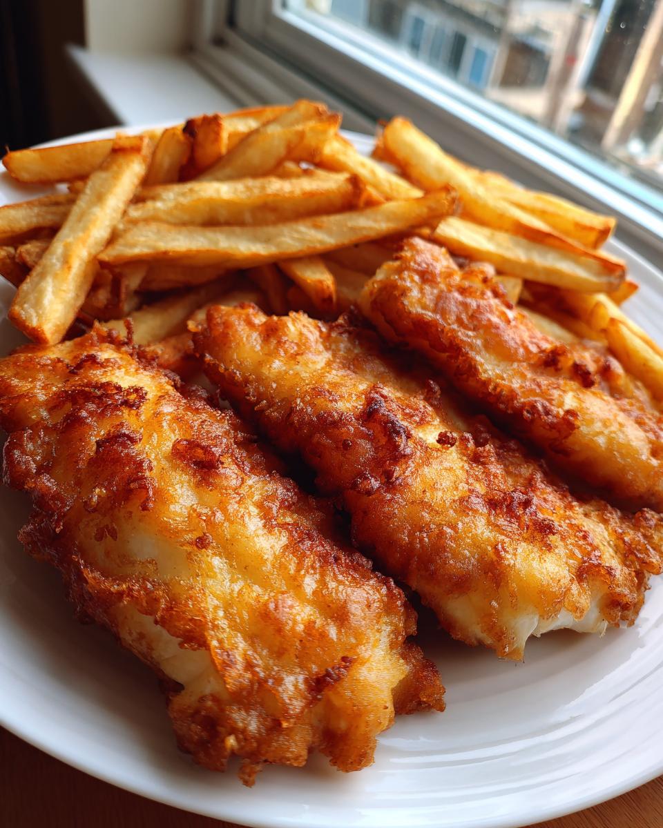 Crispy Fish and Chips - detail 3