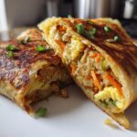 Crispy Rice Paper Egg Wraps