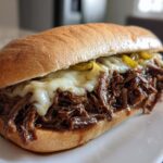 Crockpot Italian Beef Sandwiches