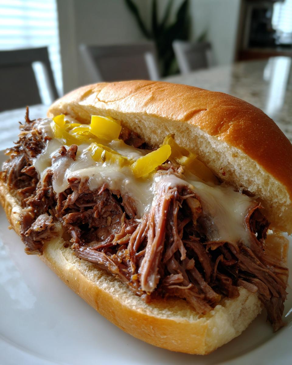 Crockpot Italian Beef Sandwiches - detail 2