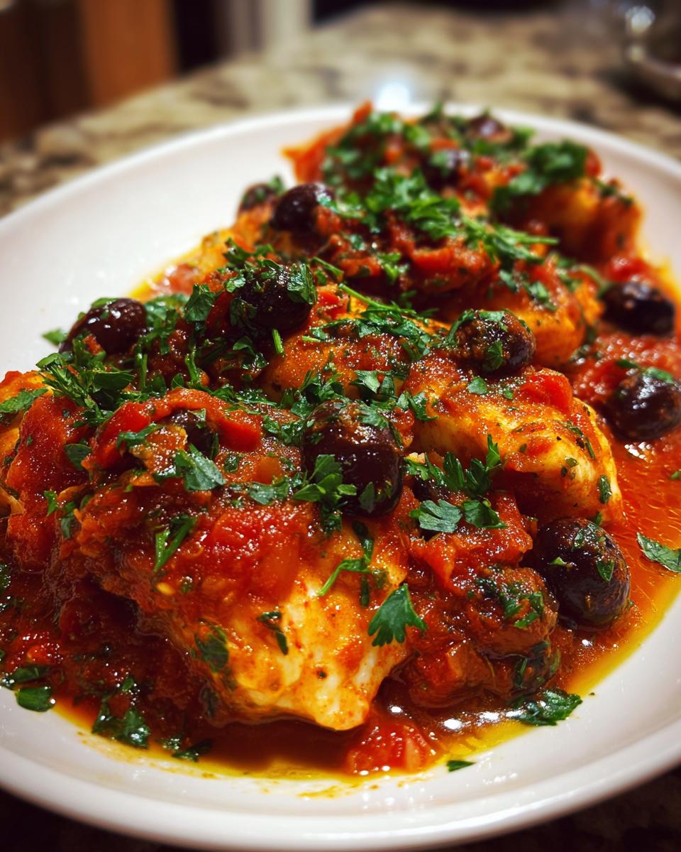 Fish Puttanesca - detail 1