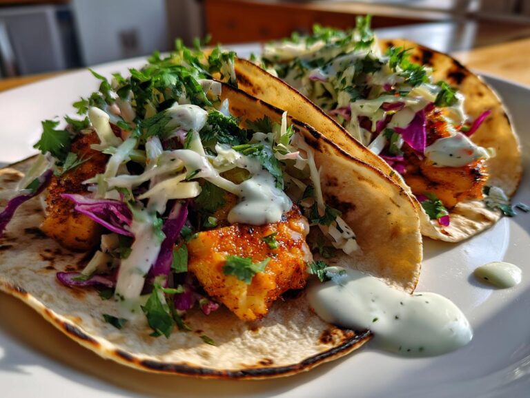 Fish Tacos Cabbage Slaw