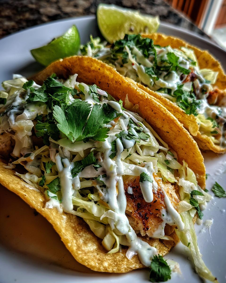 Fish Tacos Lime Crema - detail 2