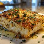 Garlic Parmesan Halibut