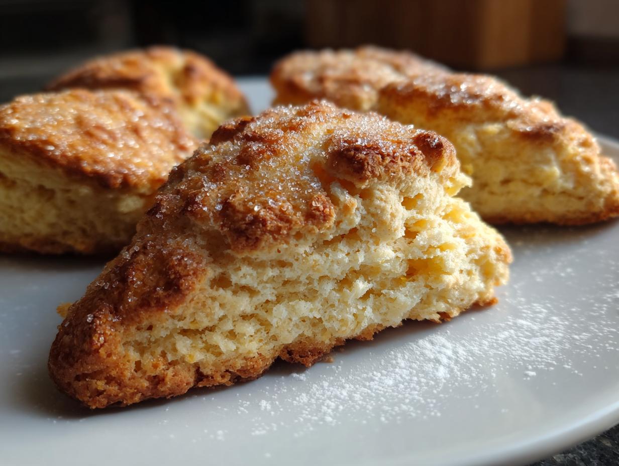 Fluffy Gluten Free Lemon Scones in 30 Minutes