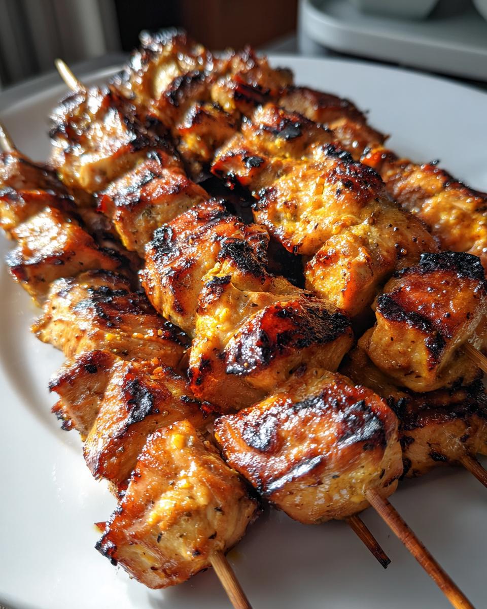 Grilled Chicken Skewers - detail 1