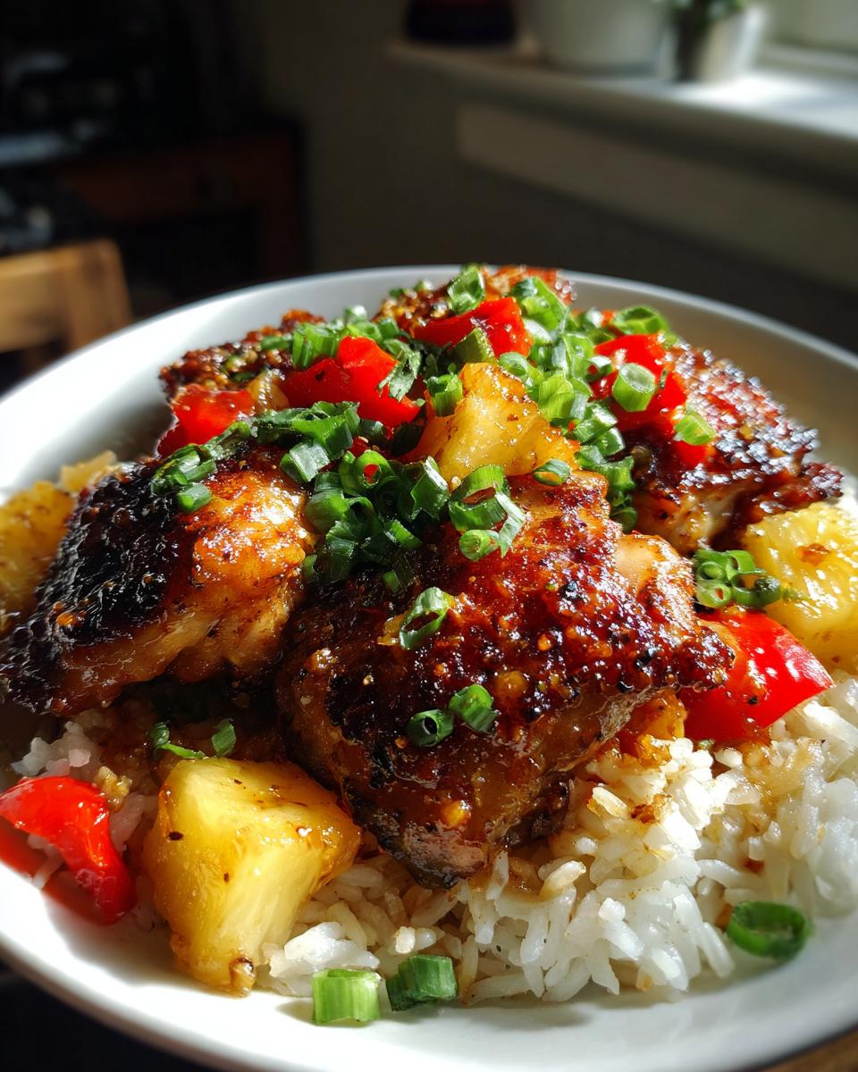 Hawaiian Chicken with Coconut Rice - detail 1