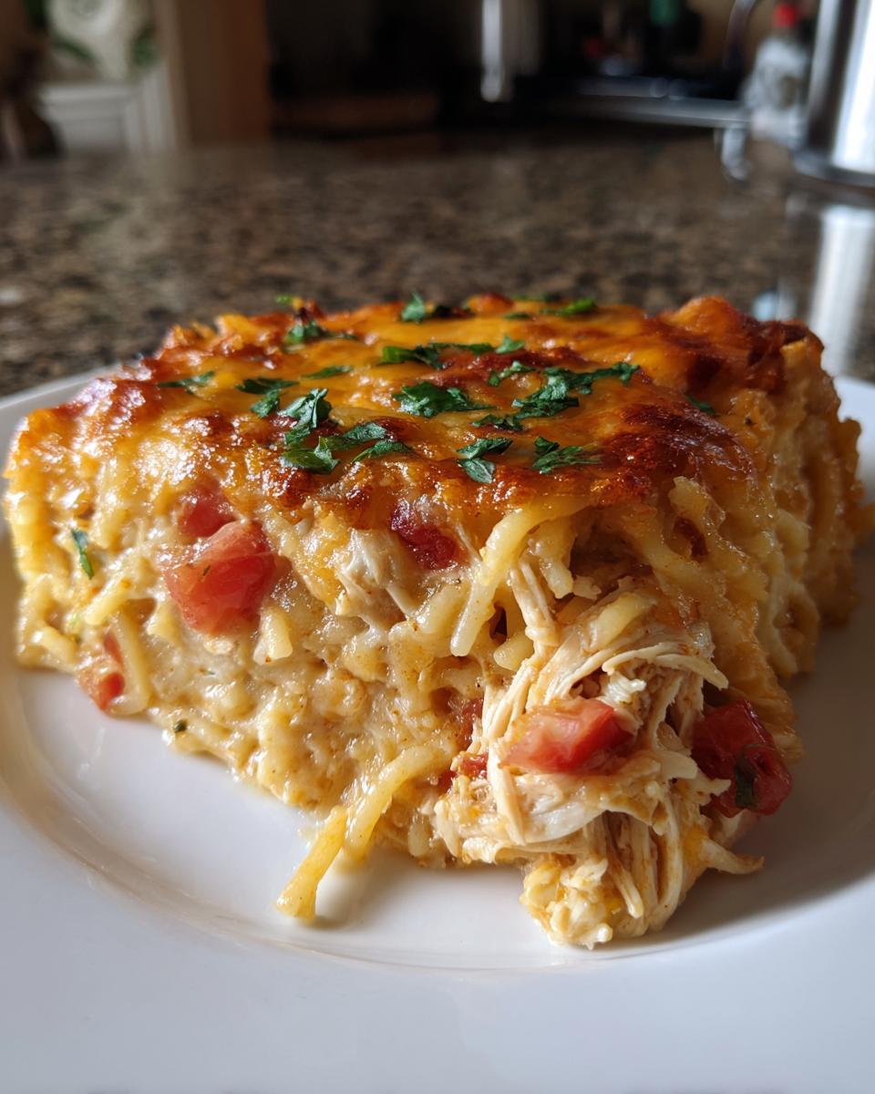 Irresistible Spicy Southern Chicken Spaghetti Casserole - detail 1