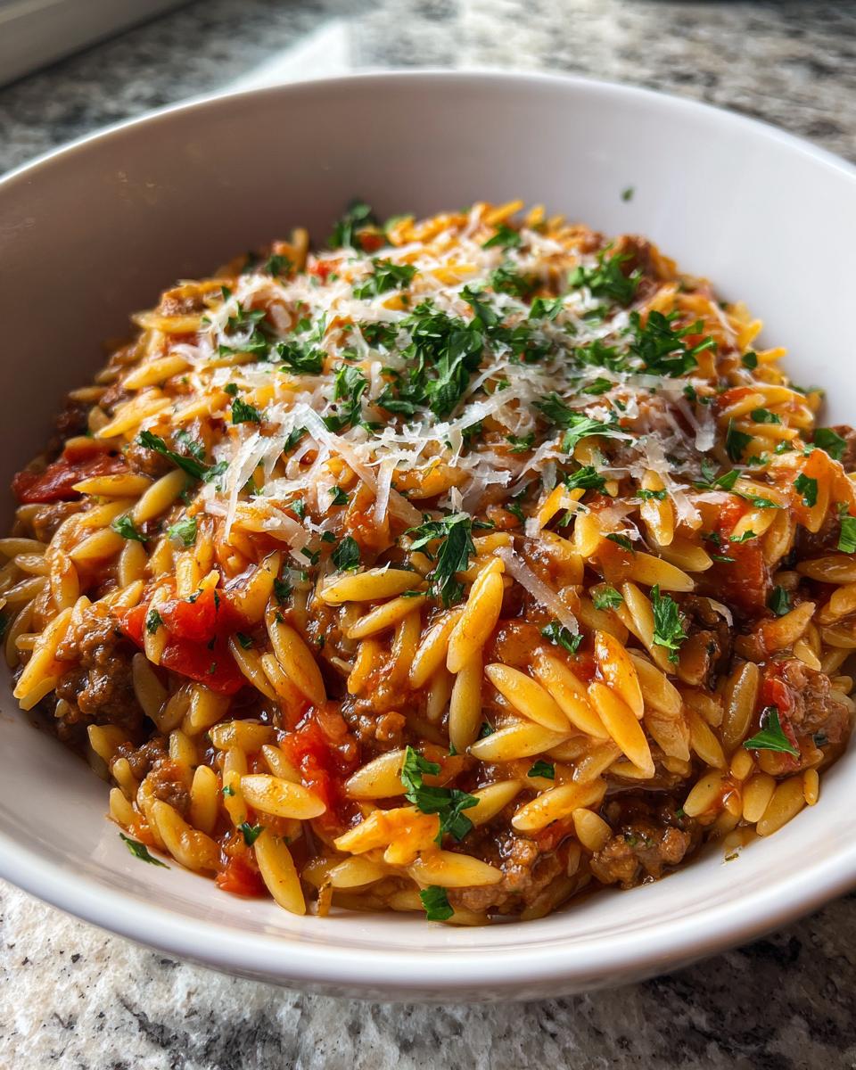 Italian Sausage Orzo - detail 3