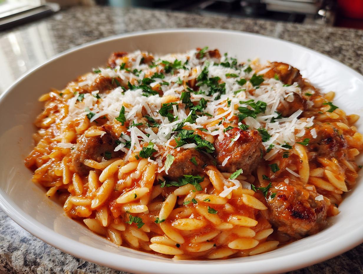 Italian Sausage Orzo