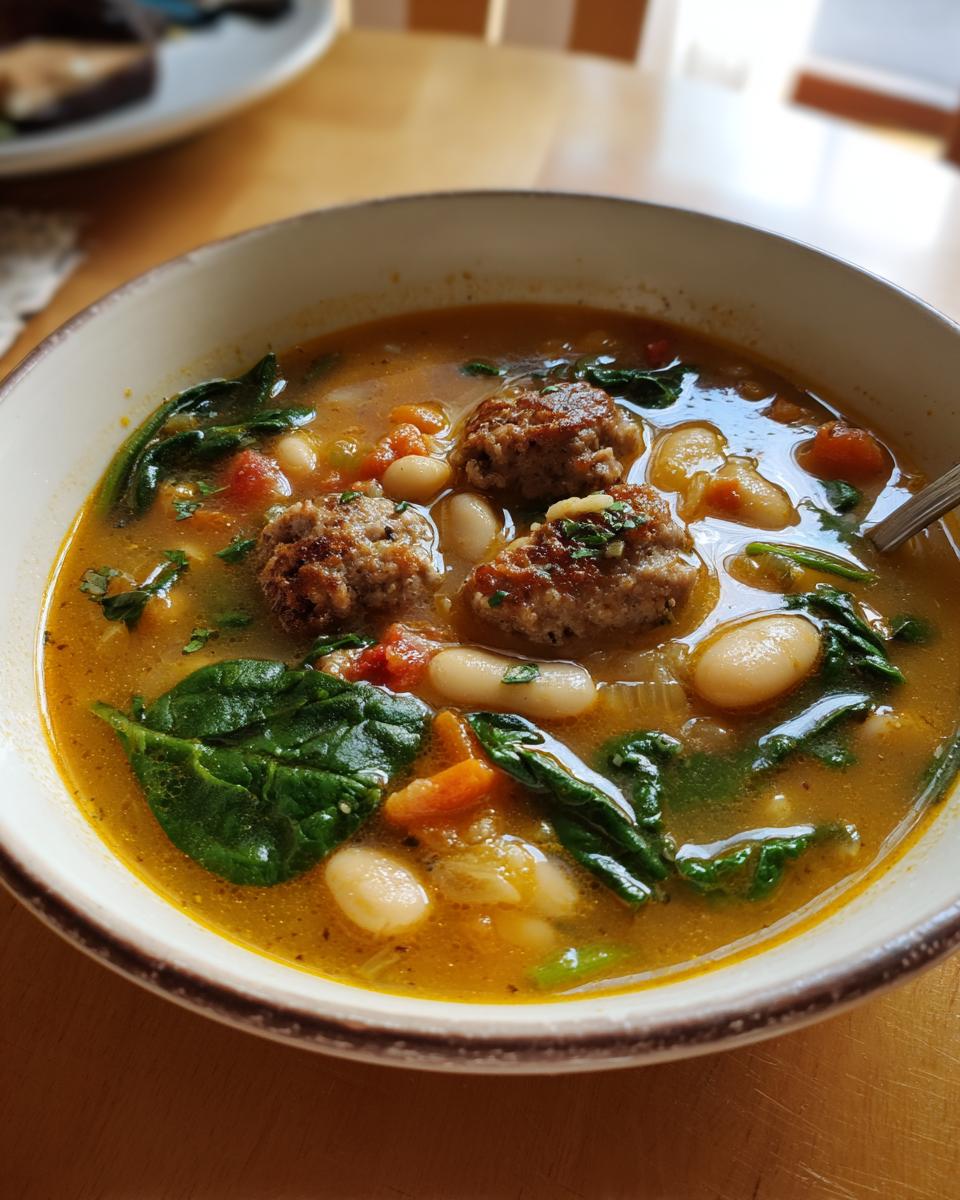 Italian Sausage White Bean Soup - detail 2