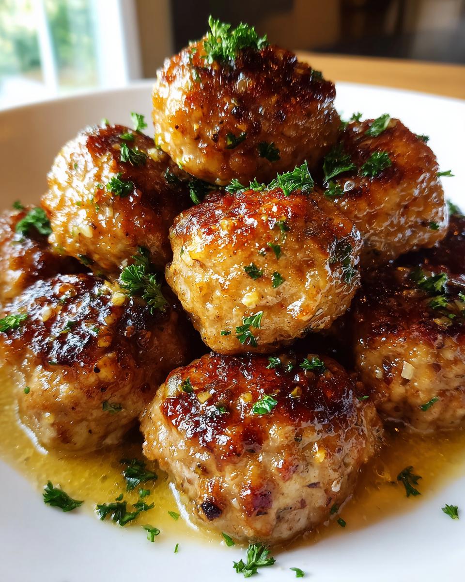 Juicy Italian Meatballs - detail 1