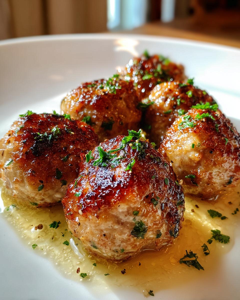 Juicy Italian Meatballs - detail 3