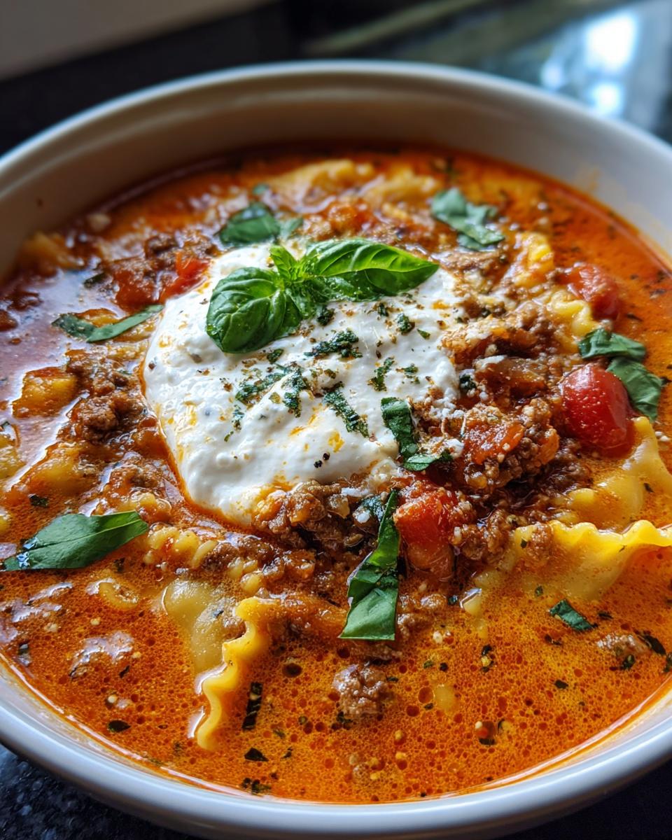 Lasagna Soup - detail 2