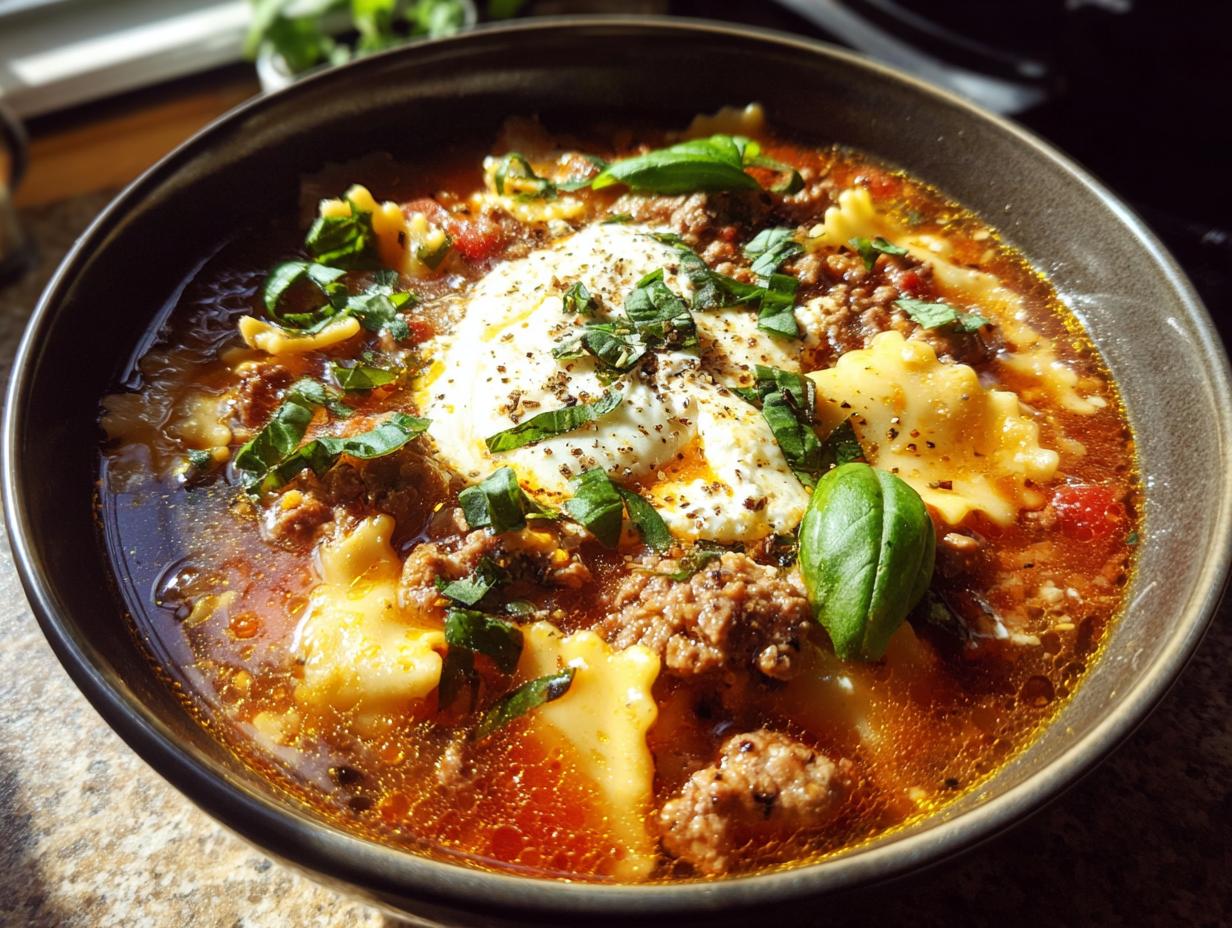 Irresistible Lasagna Soup Recipe Ready in 40 Minutes