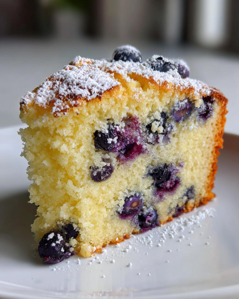 Lemon Blueberry Cake - detail 1