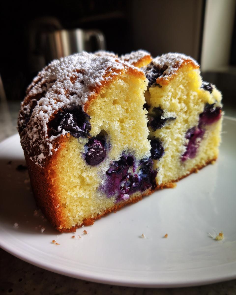 Lemon Blueberry Cake - detail 2