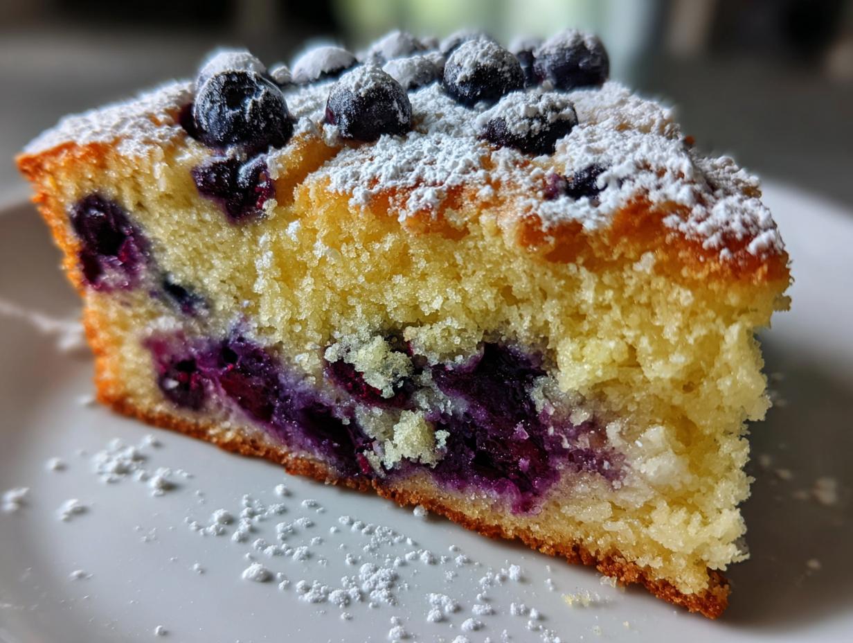 Incredible Lemon Blueberry Cake in 35 Minutes Delight