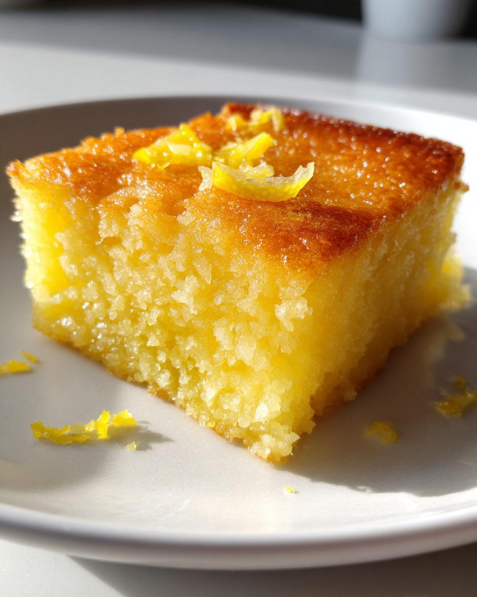 Lemon Brownies - detail 2