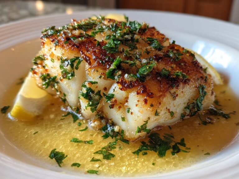 Lemon Garlic Butter Cod