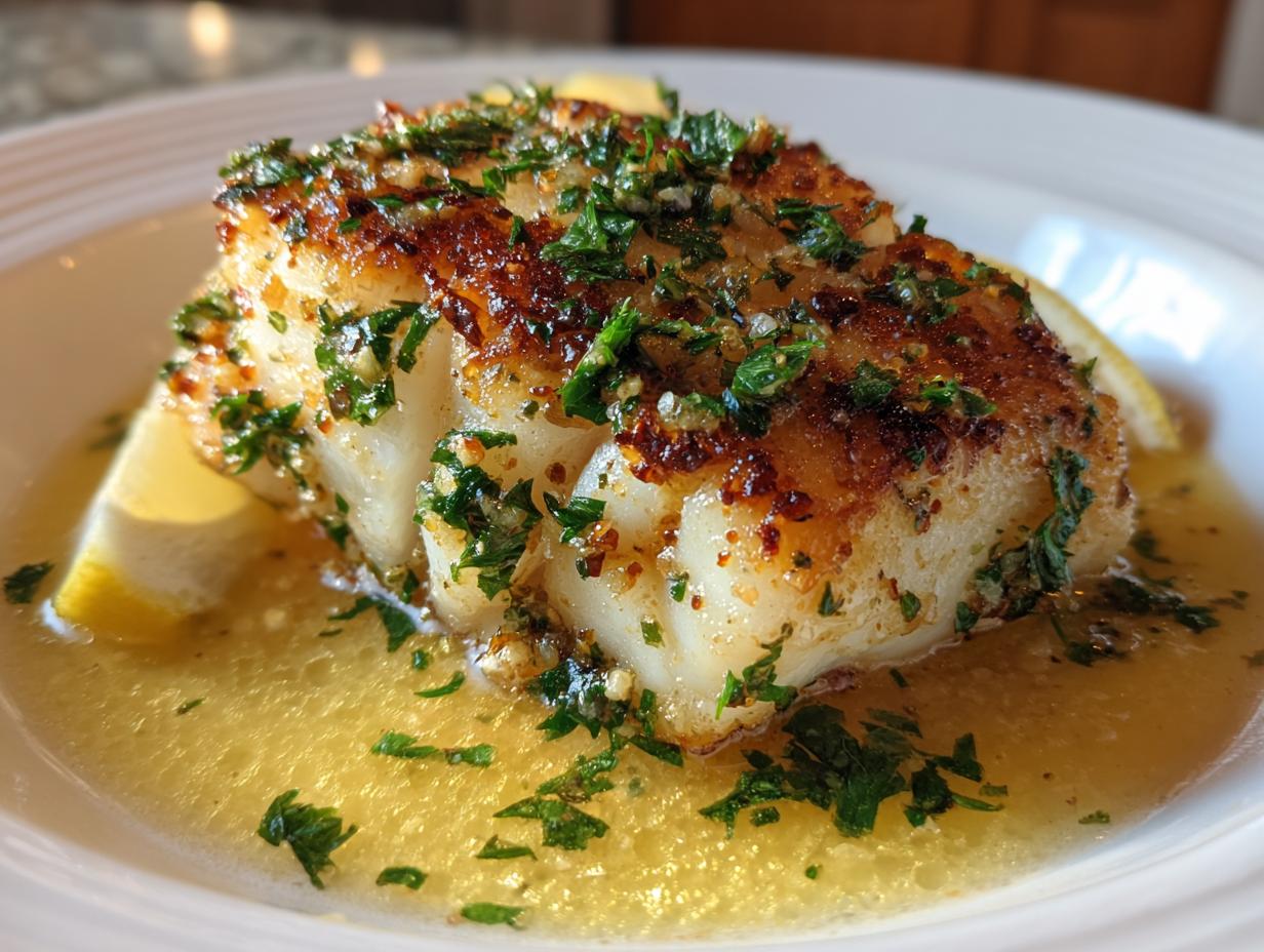 Lemon Garlic Butter Cod Recipe