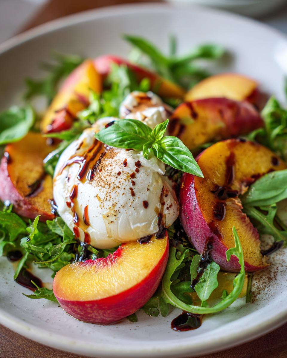 Nectarine Burrata Salad - detail 1