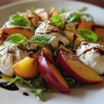 Nectarine Burrata Salad