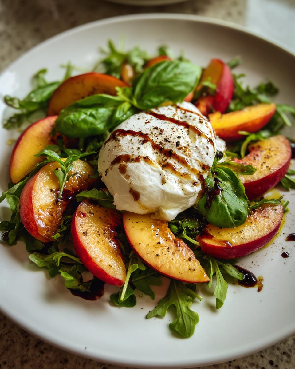 Nectarine Burrata Salad - detail 2