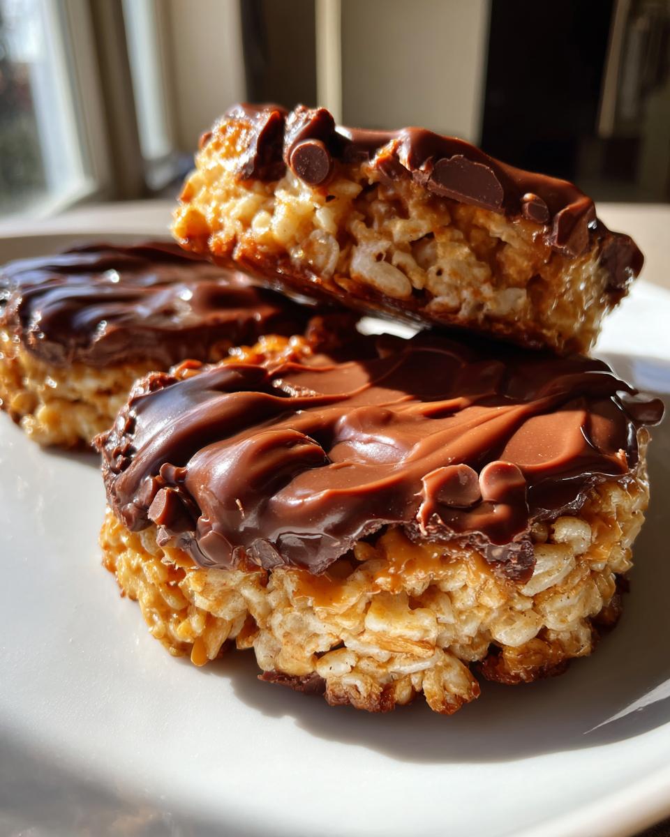 Peanut Butter Chocolate Rice Cakes - detail 1