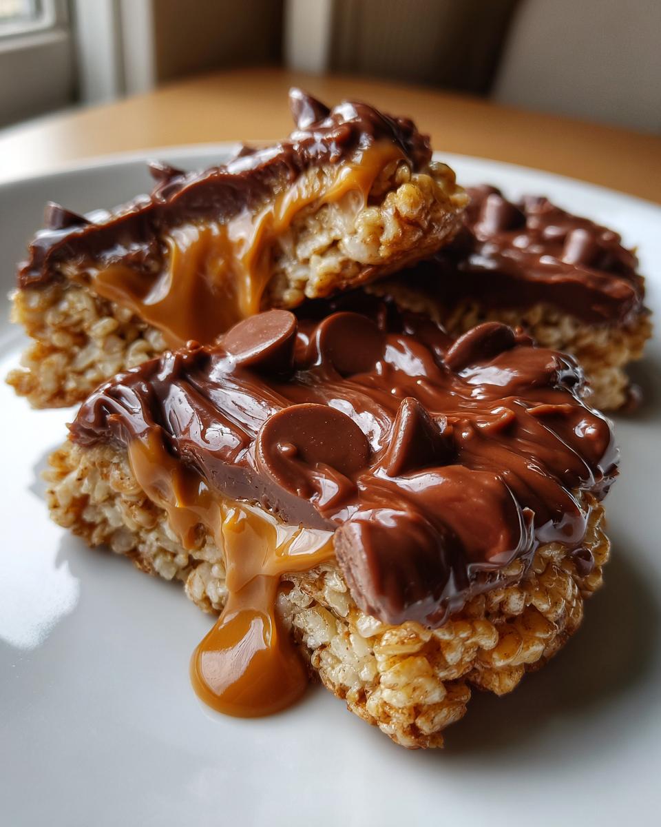 Peanut Butter Chocolate Rice Cakes - detail 2