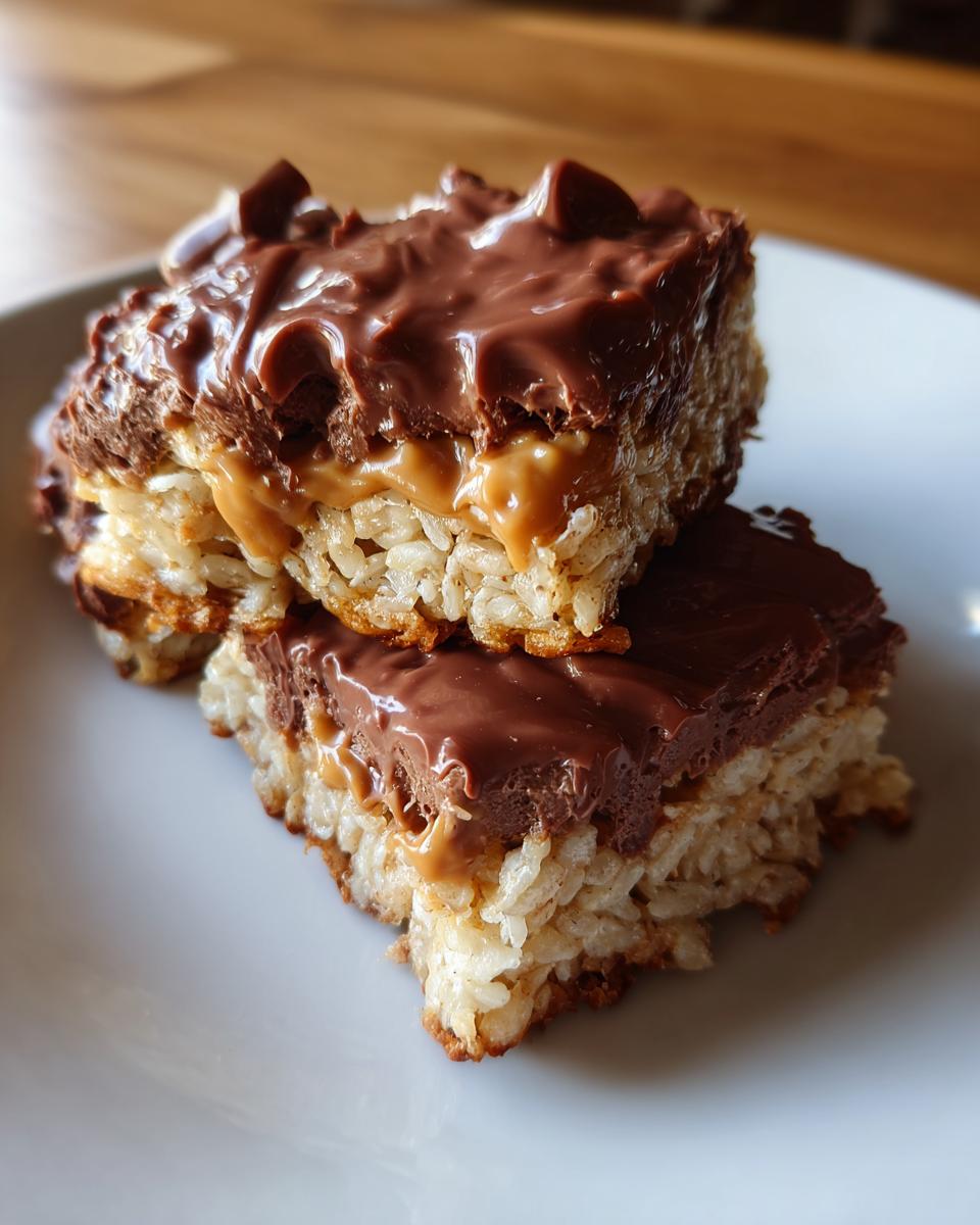 Peanut Butter Chocolate Rice Cakes - detail 3