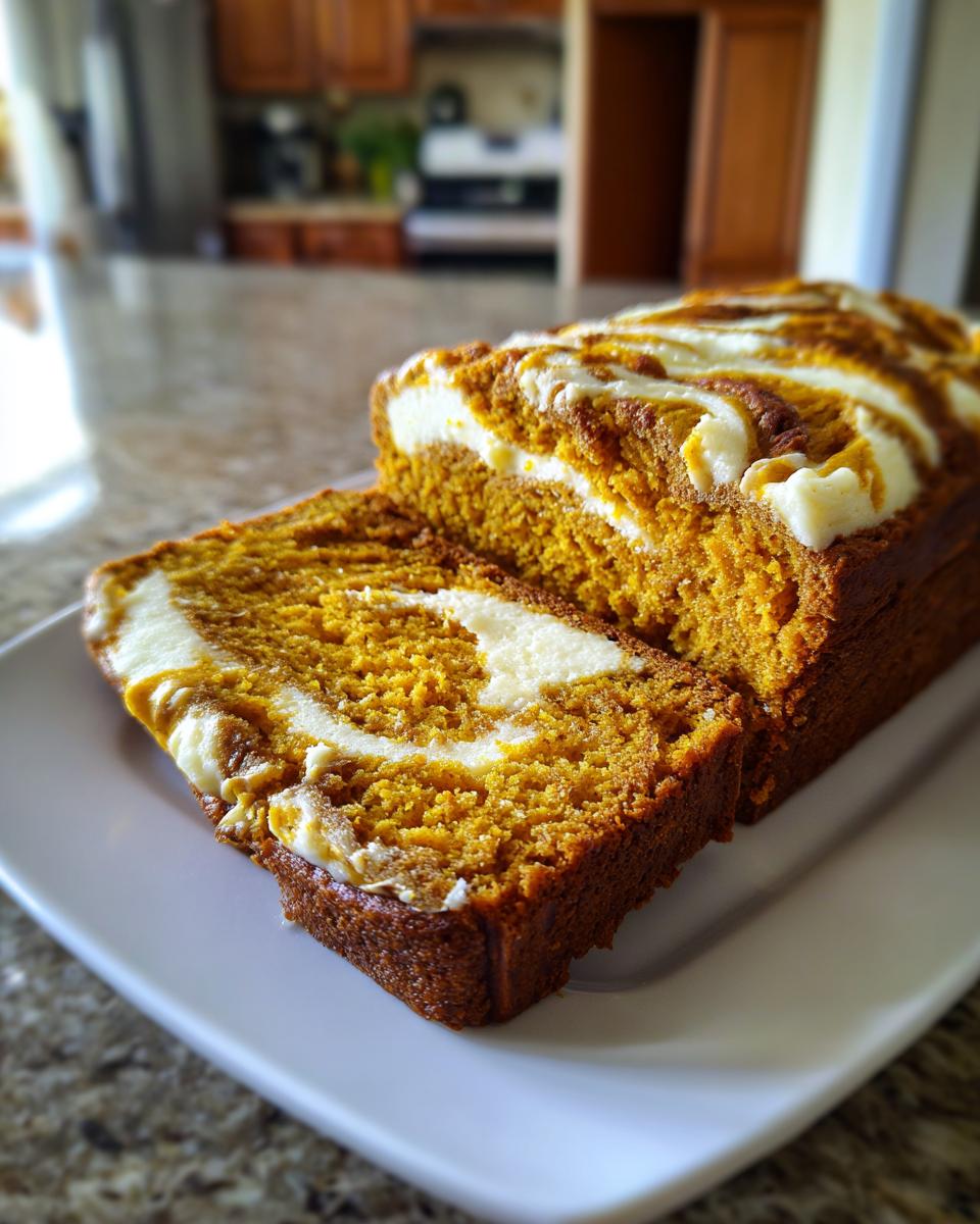Pumpkin Bread with Cream Cheese - detail 1