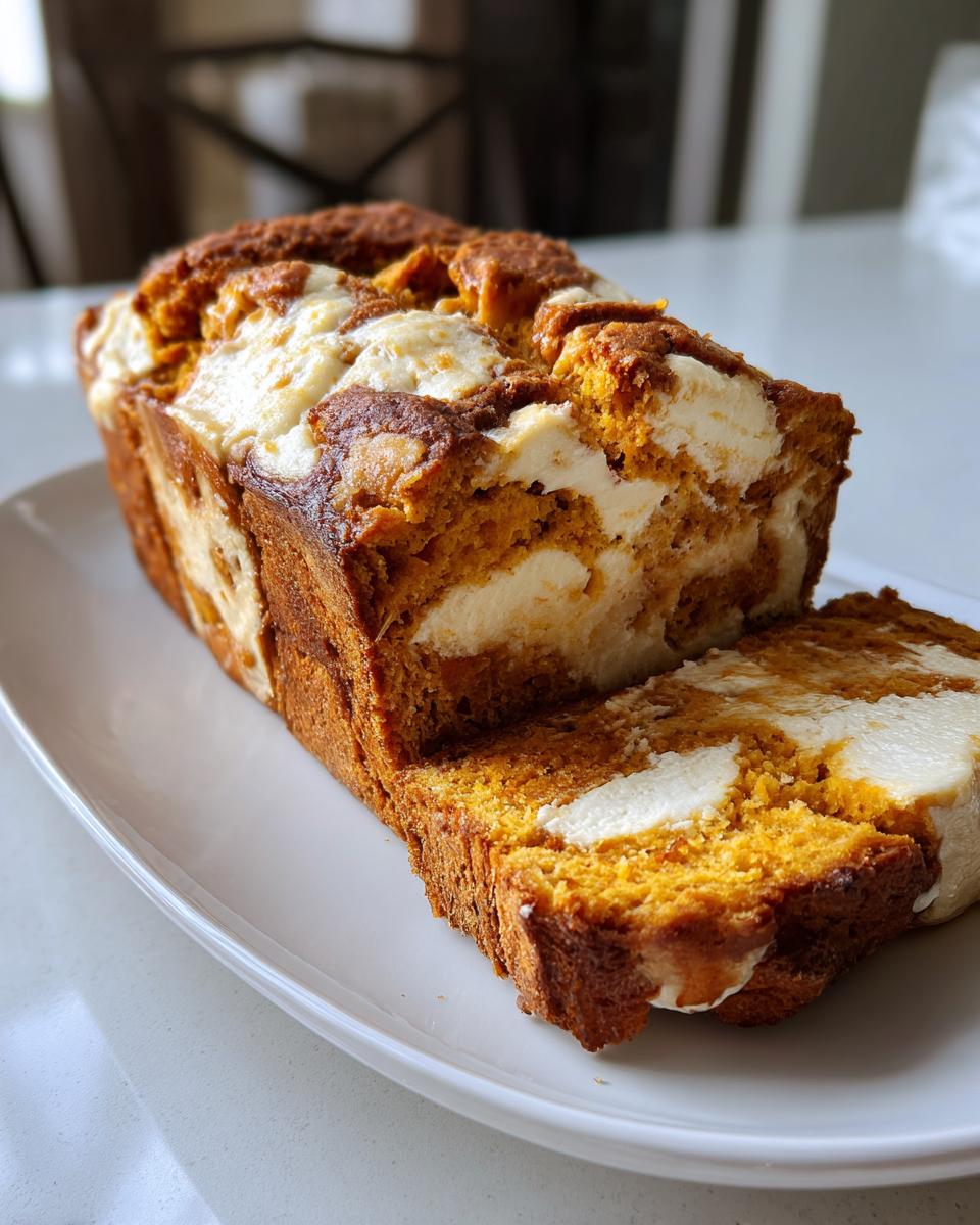 Pumpkin Bread with Cream Cheese - detail 2