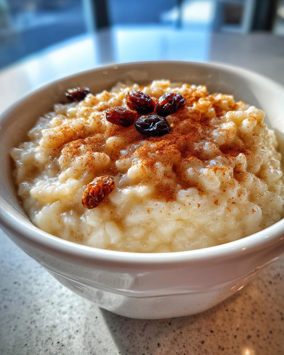 Rice Pudding with Cooked Rice - detail 1
