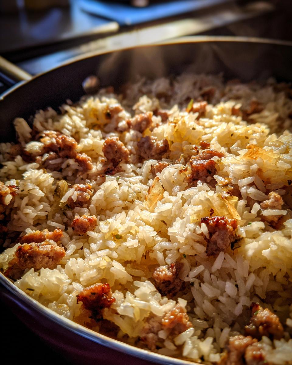 Rice and Italian Sausage - detail 2
